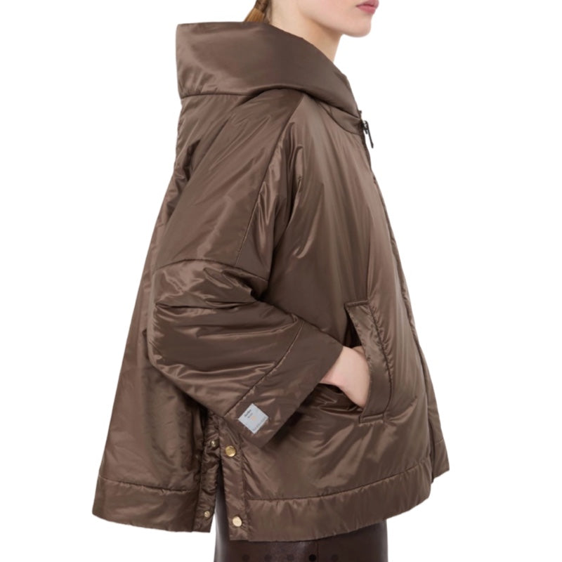 Max Mara - The Cube wattierte Jacke aus wasserabweisendem Canvas mit Kapuze