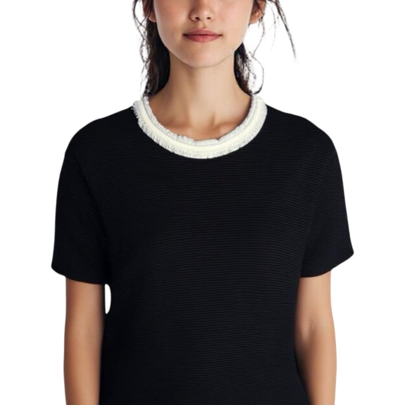 Emporio Armani Kleid mit Fransendetails