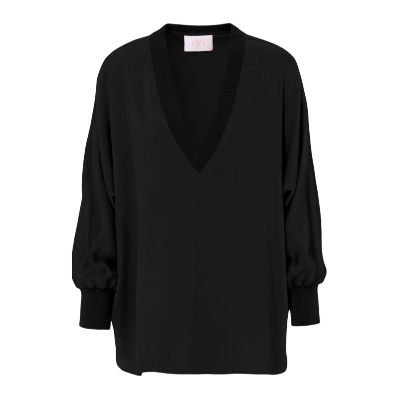 IVi Collection Oversized-Tunika aus Seide