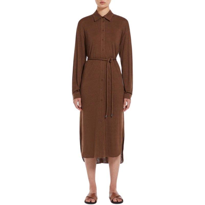 Max Mara Leisure Leinen-Jerseykleid Bormida