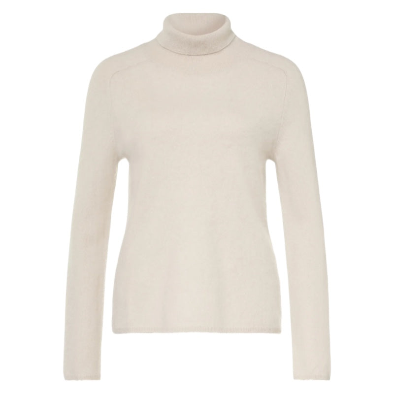MM Max Mara flauschiger Rollkragenpullover mit Kaschmir