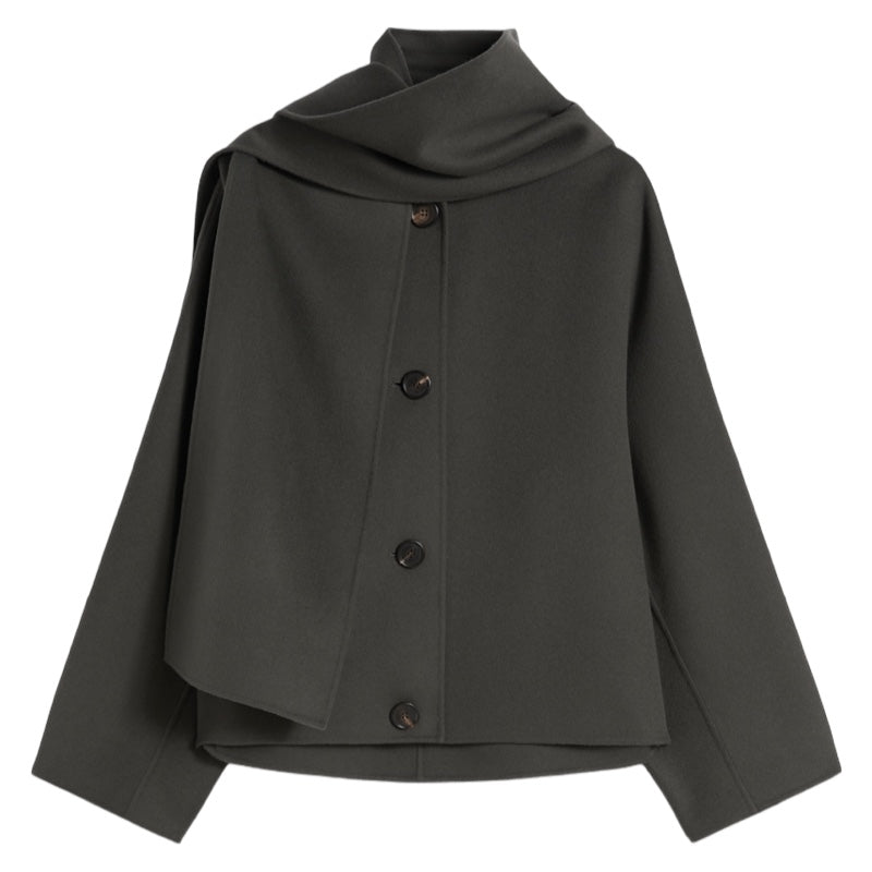 'S Max Mara Cropped-Jacke aus doppellagigem Wollgewebe Kate