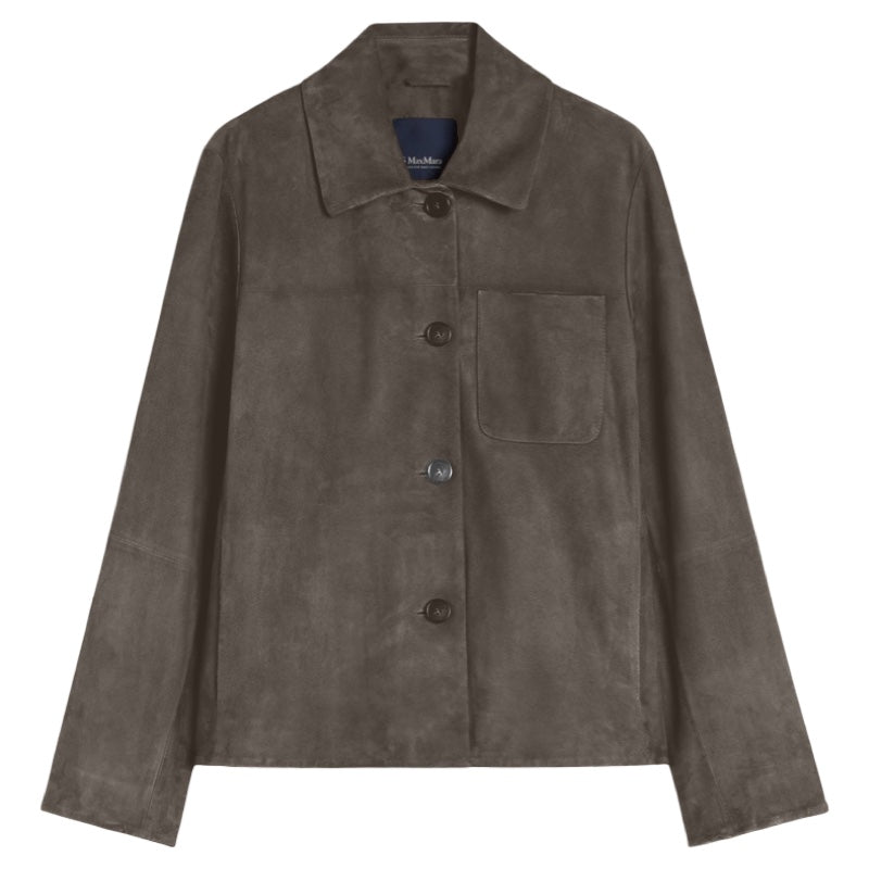 'S Max Mara Hemdjacke Cloe aus Wildleder