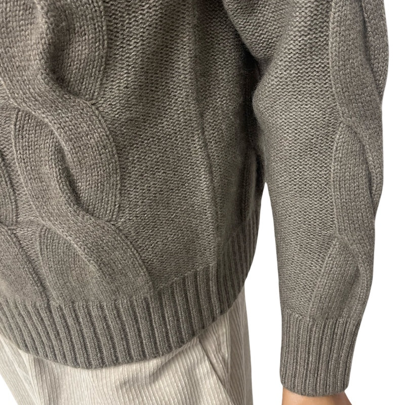 Sainte Mer Pullover mit Zopfmuster