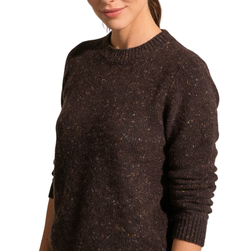 Bruno Manetti Pullover in Tweedoptik