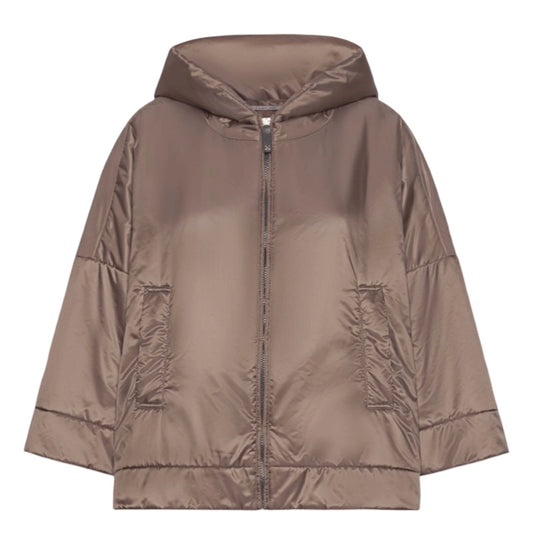 Max Mara - The Cube wattierte Jacke aus wasserabweisendem Canvas mit Kapuze