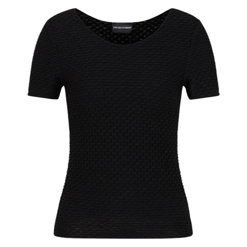 Emporio Armani Shirt aus Stretchjersey