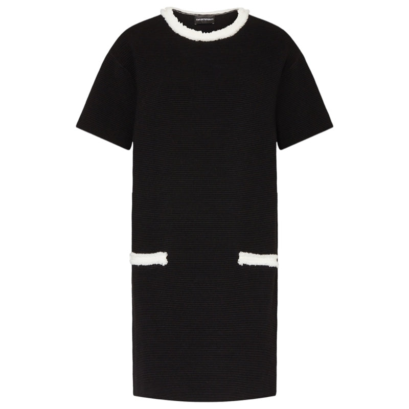 Emporio Armani Kleid mit Fransendetails