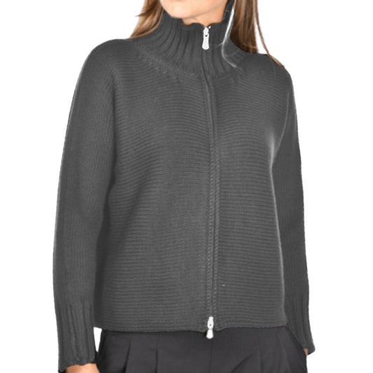 Gran Sasso Strickjacke mit Reißverschluss