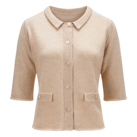 Henry Christ Strickjacke aus Cashmere und Baumwolle