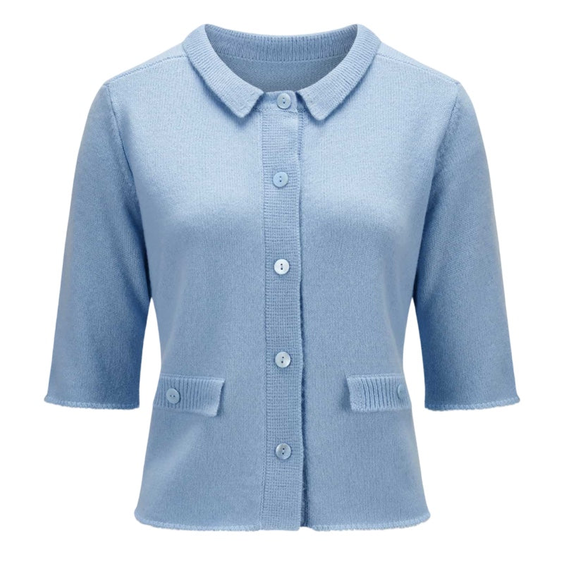 Henry Christ Strickjacke aus Cashmere und Baumwolle