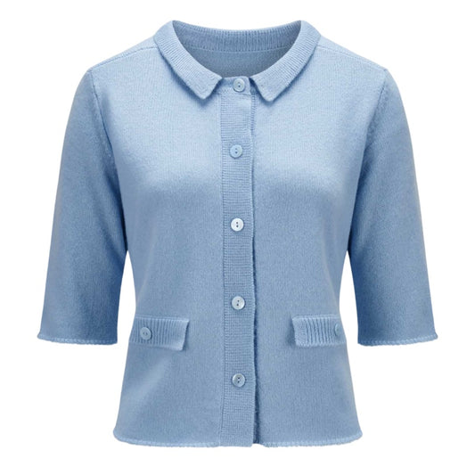 Henry Christ Strickjacke aus Cashmere und Baumwolle