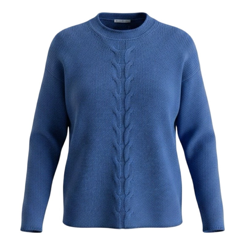 Hubert Gasser Pullover mit Zopfmuster