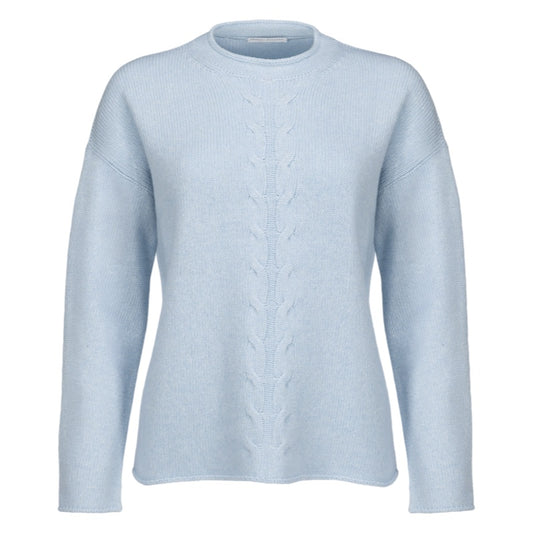 Hubert Gasser Pullover mit Zopfmuster aus Woll-Mix