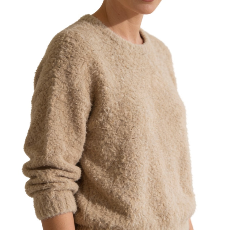 Hubert Gasser Pulli flauschig Boucléoptik