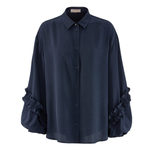 IVI Bluse FANCY SILK Hemdbluse