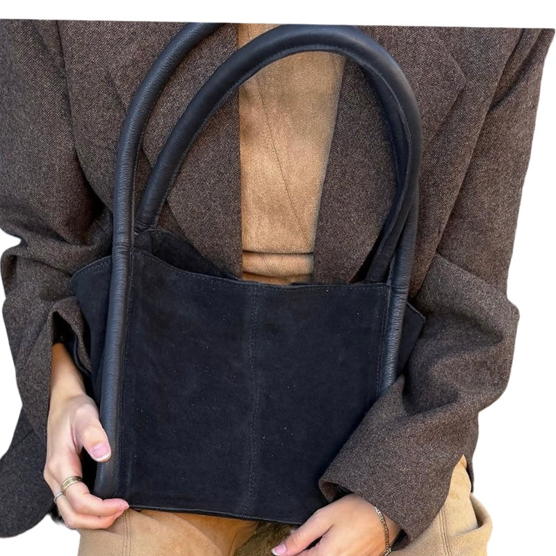 RD Danish Design stilvolle und vielseitige Schultertasche aus Leder