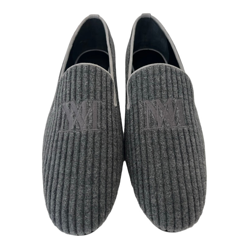 Max Mara Slipper aus Cordsamt