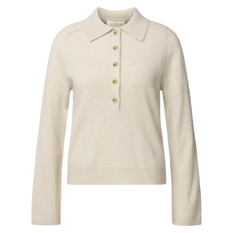 MM Max Mara Strick-Polopullover mit Kaschmir