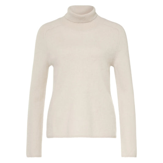 MM Max Mara flauschiger Rollkragenpullover mit Kaschmir