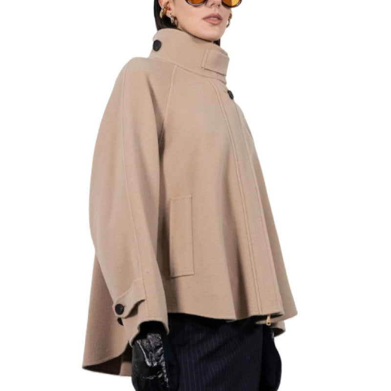 Mabrun lässige Wolljacke