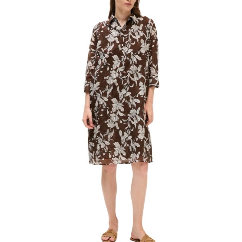 Rosso35 Kleid aus feinster Baumwolle