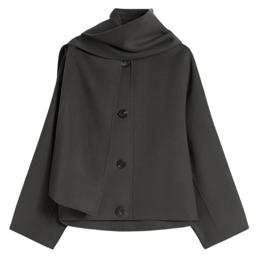 'S Max Mara Cropped-Jacke aus doppellagigem Wollgewebe Kate