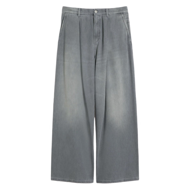 'S Max Mara Hose aus Baumwoll-Viskose-Denim