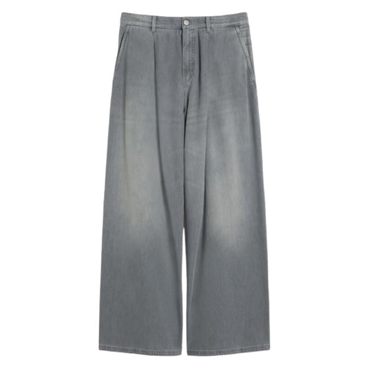 'S Max Mara Hose aus Baumwoll-Viskose-Denim