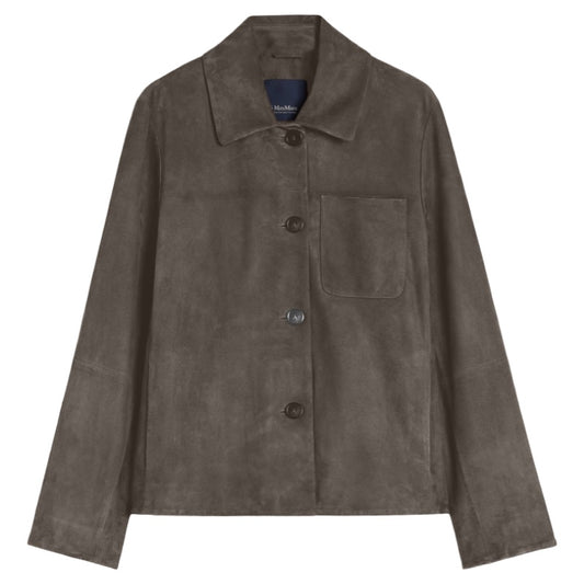 'S Max Mara Hemdjacke Cloe aus Wildleder