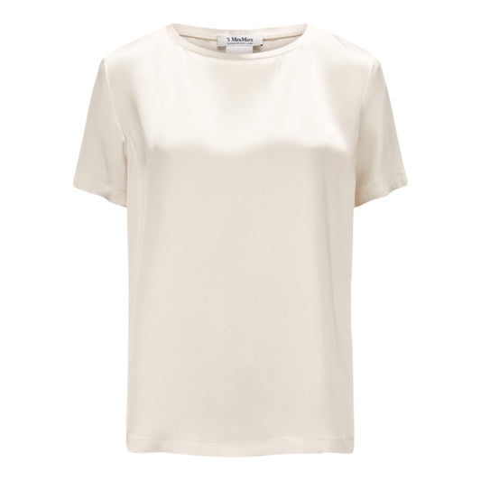 'S Max Mara T-Shirt aus Viskosesatin Rebecca