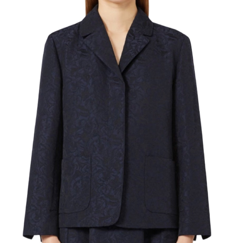 'S Max Mara Jacke aus geblümten Jacquard