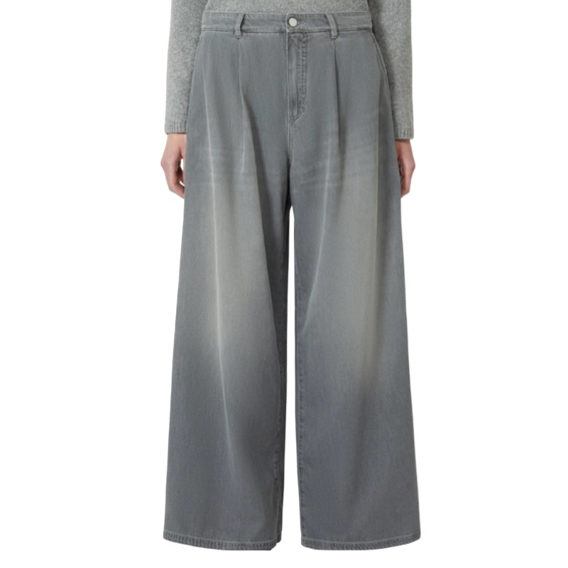 'S Max Mara Hose aus Baumwoll-Viskose-Denim
